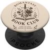 Bookworm Reading Fantasy Romance Book Romantasy Book Club Romance Reader Libri fantasy PopSockets PopGrip Adesivo