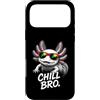 Gamer Coole Sprüche Lustiges Fun Shirt C Custodia per iPhone 17 Pro Max Chill Bro Cooler Axolotl Occhiali da Sole Scritta Divertente Gamer