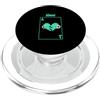 Matching Light Teal Aqua Color Graphic T Grafica verde acqua chiaro Aqua Color Lost Love Card Aqua PopSockets PopGrip per MagSafe