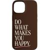 Positive Mood Club Custodia per iPhone 15 Scegli la tua gioia Motivazione minimalista