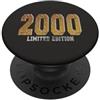 Retro style birthday decoration Vintage 2000 Edizione Limitata PopSockets PopGrip Adesivo