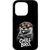 Gamer Coole Sprüche Lustiges Fun Shirt C Custodia per iPhone 15 Pro Chill Bro Cooler Otter Occhiali da sole con scritta divertente