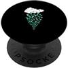 Matching Light Teal Aqua Color Graphic T Grafica verde acqua acqua chiaro nuvola aerei Teal Aqua PopSockets PopGrip Adesivo