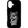 Gamer Coole Sprüche Lustiges Fun Shirt C Custodia per iPhone 17 Chill Bro Cooler Tapir Occhiali da Sole Scritta Divertente Gamer