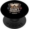 Caccia Ai Funghi Morel Rifugio Della For Mangia Dormi Caccia Morel Ripeti Cercatore Di Funghi PopSockets PopGrip Adesivo