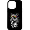 Gamer Coole Sprüche Lustiges Fun Shirt C Custodia per iPhone 15 Pro Max Chill Bro Cooler Tapir Occhiali da Sole Scritta Divertente Gamer