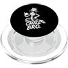 Gamer Coole Sprüche Lustiges Fun Shirt C Chill Bro Cooler USB-C Cavo Occhiali da Sole Scritta Gamer PopSockets PopGrip per MagSafe