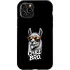 Gamer Coole Sprüche Lustiges Fun Shirt C Custodia per iPhone 11 Pro Chill Bro Cooler Lama Alpaca Occhiali da sole Fun Scritta Gamer