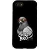 Gamer Coole Sprüche Lustiges Fun Shirt C Custodia per iPhone SE (2020) / 7/8 Chill Bro Cool colomba occhiali da sole divertente frase divertente gamer