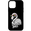 Gamer Coole Sprüche Lustiges Fun Shirt C Custodia per iPhone 12 mini Chill Bro Cooler Flamingo Occhiali da sole con scritta divertente Gamer