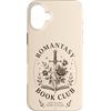 Bookworm Reading Fantasy Romance Book Custodia per iPhone 16 Plus Romantasy Book Club Romance Reader Libri fantasy