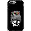 Gamer Coole Sprüche Lustiges Fun Shirt C Custodia per iPhone 7 Plus/8 Plus Chill Bro Cooler Capybara Occhiali da Sole Scritta Divertente Gamer