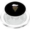 Matching University Varsity-Gold Color G University Varsity-Gold Color Cloud Planes Giallo PopSockets PopGrip per MagSafe