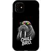 Gamer Coole Sprüche Lustiges Fun Shirt C Custodia per iPhone 11 Chill Bro Cooler Walross Walrus Occhiali da sole con scritta Gamer