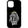 Gamer Coole Sprüche Lustiges Fun Shirt C Custodia per iPhone 12/12 Pro Chill Bro Cooler Walross Walrus Occhiali da sole con scritta Gamer