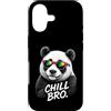 Gamer Coole Sprüche Lustiges Fun Shirt C Custodia per iPhone 17 Chill Bro Cool Panda Orso Occhiali da Sole Scritta Divertente Gamer