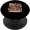 Nacho Average Nurse Extra Spicy Cinco De Nacho Medio Infermiera Extra Piccante Messicano Fiesta Cinco De Mayo PopSockets PopGrip Adesivo