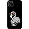 Gamer Coole Sprüche Lustiges Fun Shirt C Custodia per iPhone 11 Pro Max Chill Bro Cooler Flamingo Occhiali da sole con scritta divertente Gamer