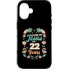 Turning 22 Birthday Outfit 22 Year Old B Custodia per iPhone 16 Amato da Gesù per 22 anni 22° compleanno tema cristiano