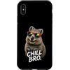 Gamer Coole Sprüche Lustiges Fun Shirt C Custodia per iPhone XS Max Chill Bro Cooler Quokka Hamster Occhiali da sole con scritta Gamer