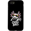Gamer Coole Sprüche Lustiges Fun Shirt C Custodia per iPhone SE (2020) / 7/8 Chill Bro Cooler Axolotl Occhiali da Sole Scritta Divertente Gamer