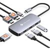 NOVOO Hub USB C a 2 HDMI, Displayport, Hub UBS C a USB
