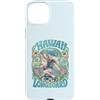generic Custodia per iPhone 15 Plus Disegno di pattini Hawaii Longboard Island