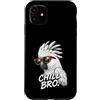 Gamer Coole Sprüche Lustiges Fun Shirt C Custodia per iPhone 11 Chill Bro Cool Kakadu Occhiali da sole con scritta divertente Gamer