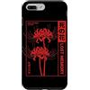 Red Spider Lily Flower Manga Aesthetic A Custodia per iPhone 7 Plus/8 Plus Red Spider Gigli Manga Anime Estetica Giapponese Fiore