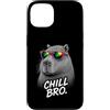 Gamer Coole Sprüche Lustiges Fun Shirt C Custodia per iPhone 13 Chill Bro Cooler Capybara Occhiali da Sole Scritta Divertente Gamer