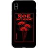 Red Spider Lily Flower Manga Aesthetic A Custodia per iPhone XS Max Red Spider Gigli Giapponese Tokyo Streetwear Anime Estetica