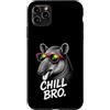 Gamer Coole Sprüche Lustiges Fun Shirt C Custodia per iPhone 11 Pro Max Chill Bro Cooler Tapir Occhiali da Sole Scritta Divertente Gamer