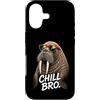 Gamer Coole Sprüche Lustiges Fun Shirt C Custodia per iPhone 17 Chill Bro Cooler Walross Walrus Occhiali da sole con scritta Gamer