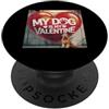 Golden Doodle Puppy Lover PS Il mio cane è il mio Valentine Golden Doodle Street Graffiti PopSockets PopGrip Adesivo