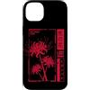 Red Spider Lily Flower Manga Aesthetic A Custodia per iPhone 14 Plus Red Spider Lily Lost Memory Anime Otaku Grunge Estetica