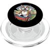 Funny Labrador Roller Coaster Shirt Dog Divertente Labrador Roller Coaster Dog Meme Cute Ride PopSockets PopGrip per MagSafe