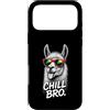 Gamer Coole Sprüche Lustiges Fun Shirt C Custodia per iPhone 17 Pro Max Chill Bro Cooler Lama Alpaca Occhiali da sole Fun Scritta Gamer