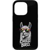 Gamer Coole Sprüche Lustiges Fun Shirt C Custodia per iPhone 13 Pro Chill Bro Cooler Lama Alpaca Occhiali da sole Fun Scritta Gamer