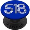 City & State Albany New York 518 Codice area Residente locale Patriot America PopSockets PopGrip Adesivo