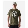 New Era Yankees Big Logo M - T-shirt - Uomo - Verde