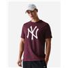 New Era Yankees Big Logo M - T-shirt - Uomo - Viola