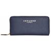 ERMANNO FIRENZE Large Zip Wallet EBA SS26 Petrol