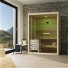 Parama Sauna finlandese da interno 2 persone 120x120cm h200 in legno di abete | Nirva