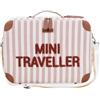 Childhome Valigia MINI per Bambini MOMMY BAG MINI TRAVELLER RIGHE TERRACOTTA