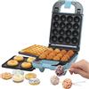 GILES & POSNER 3-in-1 Mini Treat Maker - Macchina per Ciambelle, Cake Pop, Waffle Iron, Piastre di Cottura Antiaderenti Rimovibili, Facile da Pulire, Compatta, Pasticceria per Bambini, Azzurro, 650 W