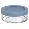 Mepal - Contenitore per il Pranzo a Comparto Ellipse - Spazio per snack e condimenti - Apri con una Semplice Rotazione - Lavabile in Lavastoviglie - 200 ml - Nordic blue