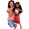 Disney Moana Disney Princess Bambola Vaiana Playdate 81 cm, ufficiale Jakks Pacific, bambola articolata con spazzola, accessori per capelli e personaggi Pua e HeiHei, ideale per gioco di ruolo e travestimenti