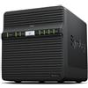 SYNOLOGY NAS Server DiskStation DS423 2GB 4 supporto RAID 108TB Nero
