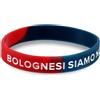 Braccialetto Bracciale BOLOGNA FC 1909 in Silicone Rossoblu Prodotto Ufficiale