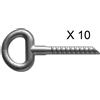 Petzl Bat'inox Ø14 mm chiodo ancoraggio arrampicata 10-Pack